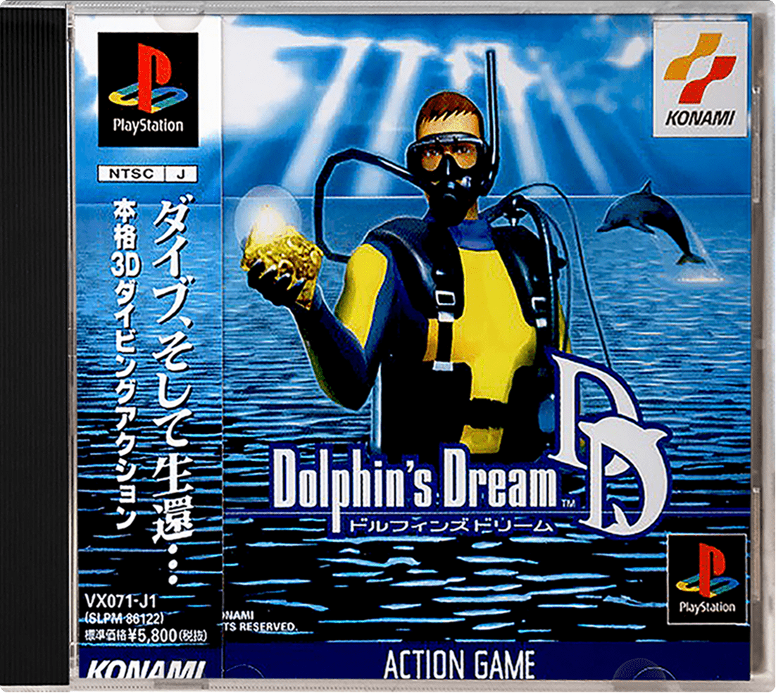 Dolphin's Dream box art for Playstation